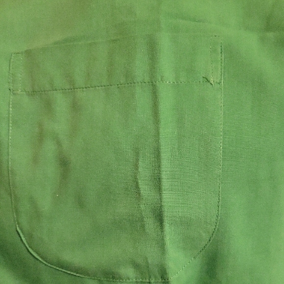 Daniel Ellissa Green Dress Shirt with Classic Collar and Long Sleeves SZ 16 1/2 - Picture 10 of 12